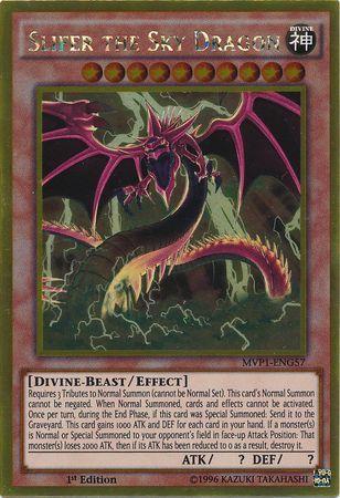 Slifer the Sky Dragon | Yu-Gi-Oh! The Dark Side of Dimensions Movie Pack | MVP1-ENG57 | Gold Rare | 1st