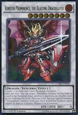 Ignister Prominence, the Blasting Dracoslayer | Clash of Rebellions | CORE-EN050 | Ultra Rare | 1st