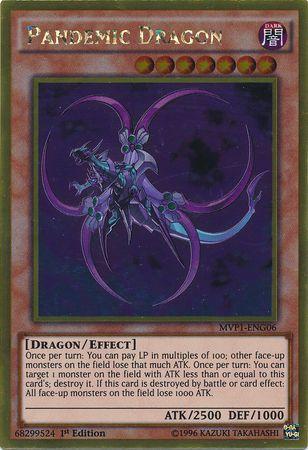 Pandemic Dragon | Yu-Gi-Oh! The Dark Side of Dimensions Movie Pack | MVP1-ENG06 | Gold Rare | 1st