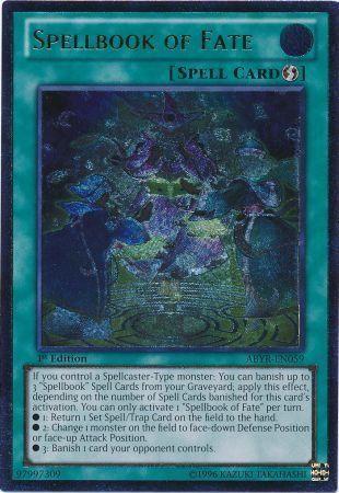 Spellbook of Fate | Abyss Rising | ABYR-EN059 | Ultra Rare | 1st