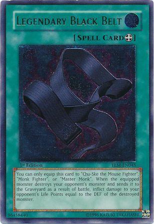 Legendary Black Belt | The Lost Millennium | TLM-EN045 | Ultimate Rare | 1st