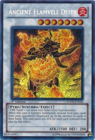 Ancient Flamvell Deity | Hidden Arsenal 4: Trishula's Triumph | HA04-EN056 | Secret Rare | 1st