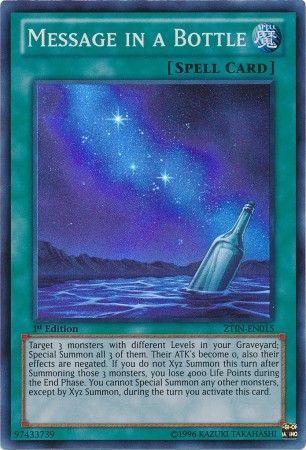 Message in a Bottle | Zexal Collection Tin | ZTIN-EN015 | Super Rare | 1st
