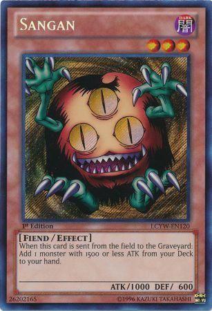 Sangan | Legendary Collection 3: Yugi's World Mega Pack | LCYW-EN120 | Secret Rare | 1st