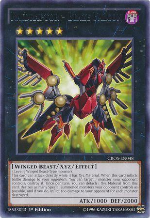 Raidraptor - Blaze Falcon | Crossed Souls | CROS-EN048 | Rare | 1st