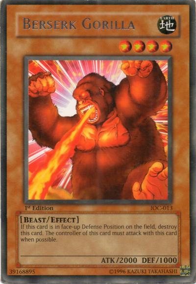 Berserk Gorilla | Invasion of Chaos | IOC-013 | Rare | 1st