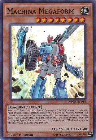 Machina Megaform | The New Challengers | NECH-EN036 | Super Rare | 1st