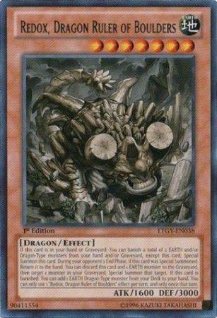Redox, Dragon Ruler of Boulders | Lord of the Tachyon Galaxy | LTGY-EN038 | Rare | 1st