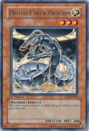 Proto-Cyber Dragon | Shadow of Infinity | SOI-EN010 | Rare Ultimate Rare | 1st
