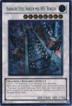 Karakuri Steel Shogun mdl 00X Bureido | Storm of Ragnarok | STOR-EN042 | Ultimate Rare