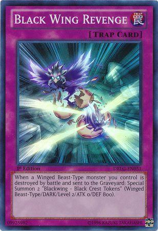 Black Wing Revenge | Dragons of Legend | DRLG-EN031 | Super Rare | 1st