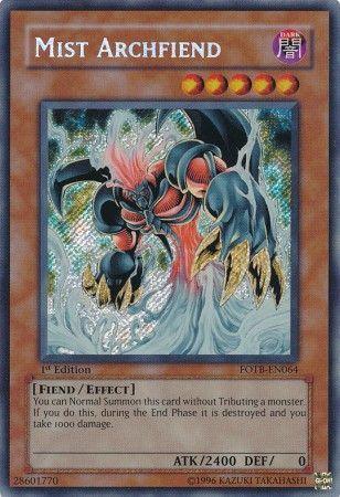 Mist Archfiend | Force of the Breaker | FOTB-EN064 | Secret Rare | 1st