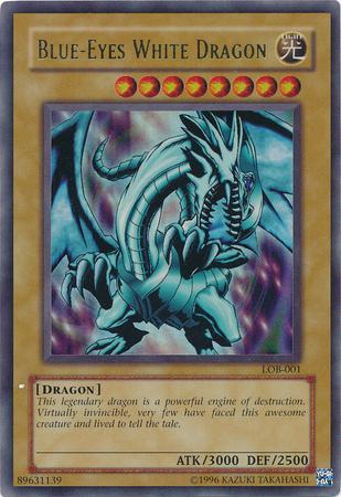 Blue-Eyes White Dragon | Legend of Blue Eyes White Dragon | LOB-001 | Ultra Rare