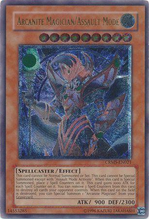 Arcanite Magician/Assault Mode | Crimson Crisis | CRMS-EN021 | Ultimate Rare