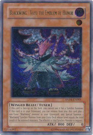 Blackwing - Vayu the Emblem of Honor | Ancient Prophecy | ANPR-EN005 | Ultimate Rare