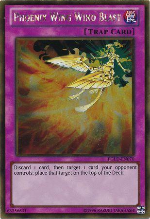 Phoenix Wing Wind Blast | Premium Gold | PGLD-EN070 | Gold Rare