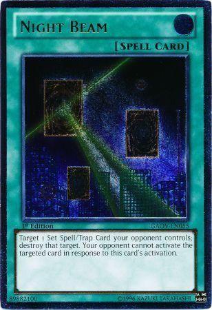 Night Beam | Galactic Overlord | GAOV-EN055 | Ultimate Rare | 1st