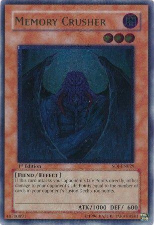 Memory Crusher | Shadow of Infinity | SOI-EN029 | Ultimate Rare | 1st