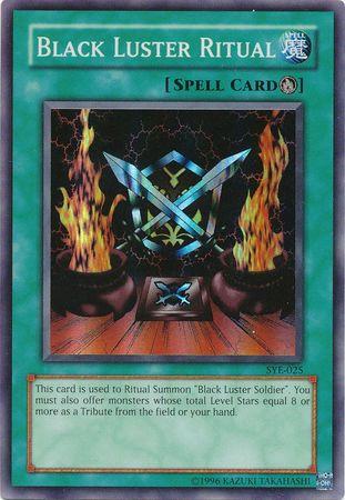 Black Luster Ritual | Starter Deck: Yugi Evolution | SYE-025 | Super Rare