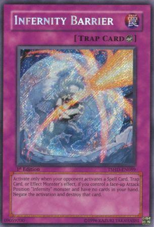 Infernity Barrier | The Shining Darkness | TSHD-EN089 | Secret Rare | 1st