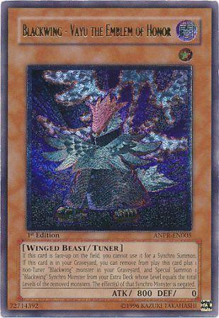 Blackwing - Vayu the Emblem of Honor | Ancient Prophecy | ANPR-EN005 | Ultimate Rare | 1st
