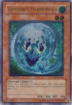 Lifeforce Harmonizer | Crimson Crisis | CRMS-EN026 | Ultimate Rare | 1st