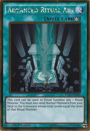 Advanced Ritual Art | Premium Gold: Return of the Bling | PGL2-EN050 | Gold Rare | 1st