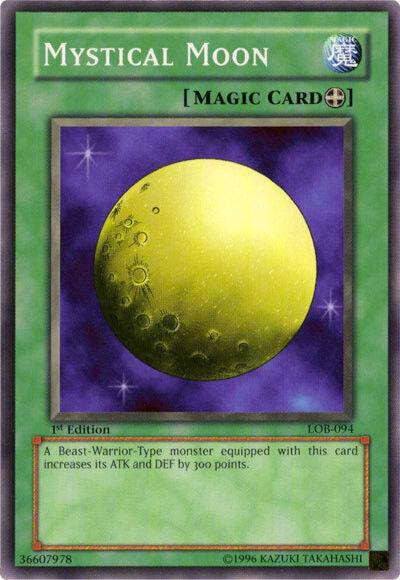 Mystical Moon | Legend of Blue Eyes White Dragon | LOB-094 | Short Print | 1st