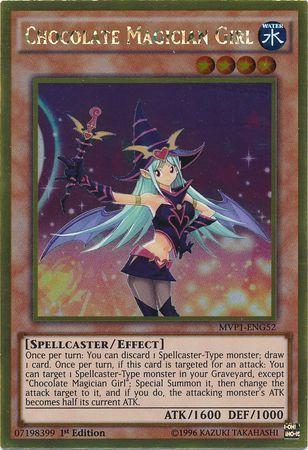 Chocolate Magician Girl | Yu-Gi-Oh! The Dark Side of Dimensions Movie Pack | MVP1-ENG52 | Gold Rare | 1st