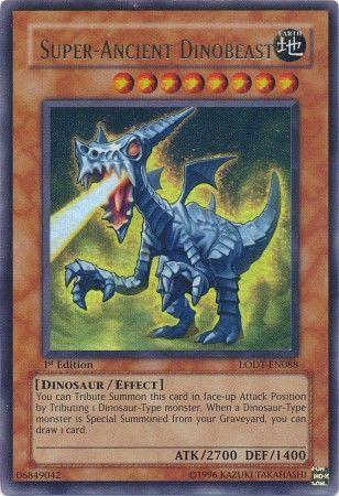 Super-Ancient Dinobeast | Light of Destruction | LODT-EN088 | Ultra Rare | 1st