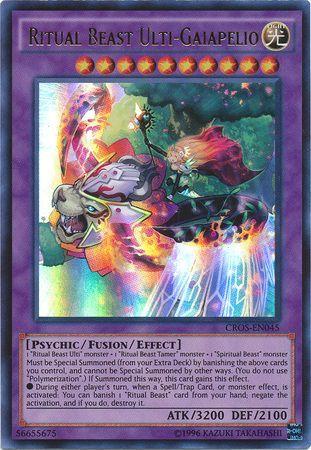 Ritual Beast Ulti-Gaiapelio | Crossed Souls | CROS-EN045 | Ultra Rare