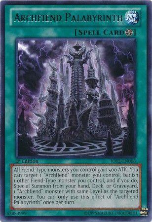 Archfiend Palabyrinth | Judgment of the Light | JOTL-EN066 | Rare | 1st