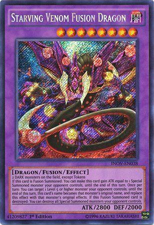 Starving Venom Fusion Dragon | Invasion: Vengeance | INOV-EN038 | Secret Rare | 1st