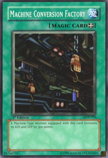 Machine Conversion Factory | Legend of Blue Eyes White Dragon | LOB-096 | Short Print | 1st