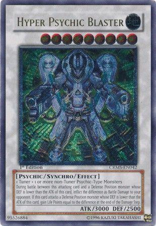 Hyper Psychic Blaster | Crimson Crisis | CRMS-EN042 | Ultimate Rare | 1st