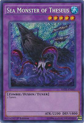 Sea Monster of Theseus | Raging Tempest | RATE-EN081 | Secret Rare | 1st