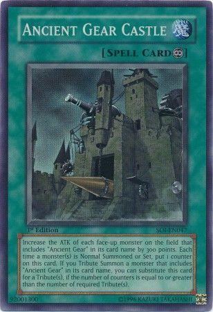 Ancient Gear Castle | Shadow of Infinity | SOI-EN047 | Super Rare Ultimate Rare | 1st