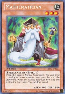 Mathematician | Dragons of Legend | DRLG-EN023 | Secret Rare | 1st