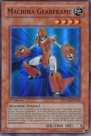 Machina Gearframe | Machina Mayhem Structure Deck | SDMM-EN002 | Super Rare | 1st