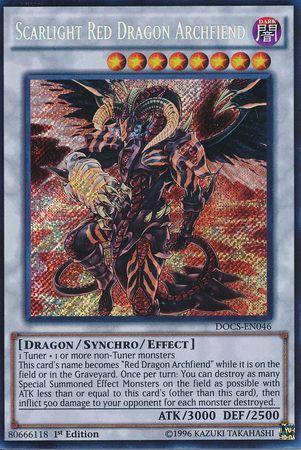 Scarlight Red Dragon Archfiend | Dimension of Chaos | DOCS-EN046 | Secret Rare | 1st