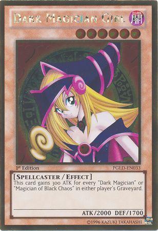 Dark Magician Girl | Premium Gold | PGLD-EN033 | Gold Rare | 1st