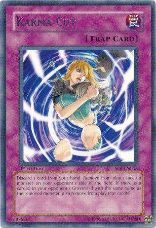 Karma Cut | Shadow of Infinity | SOI-EN053 | Rare Ultimate Rare | 1st