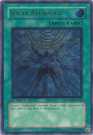 Solar Recharge | Light of Destruction | LODT-EN052 | Ultimate Rare | 1st