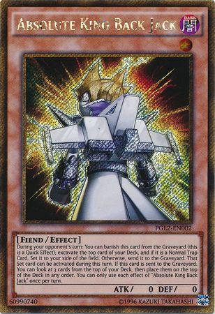 Absolute King Back Jack | Premium Gold: Return of the Bling | PGL2-EN002 | Gold Secret Rare