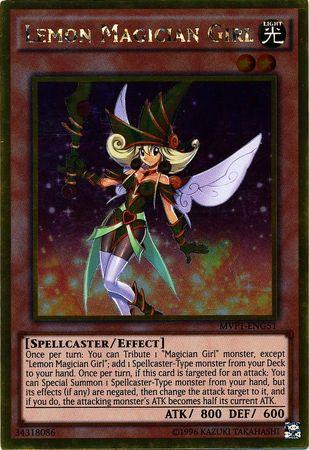 Lemon Magician Girl | Yu-Gi-Oh! The Dark Side of Dimensions Movie Pack | MVP1-ENG51 | Gold Rare