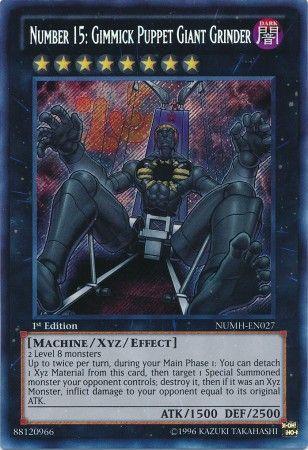 Number 15: Gimmick Puppet Giant Grinder | Number Hunters | NUMH-EN027 | Secret Rare | 1st