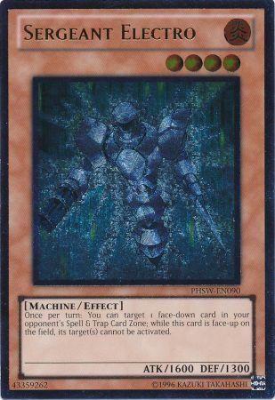 Sergeant Electro | Photon Shockwave | PHSW-EN090 | Ultimate Rare