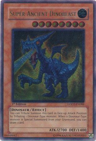 Super-Ancient Dinobeast | Light of Destruction | LODT-EN088 | Ultimate Rare | 1st