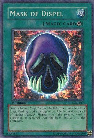 Mask of Dispel | Labyrinth of Nightmare | LON-017 | Super Rare | 1st