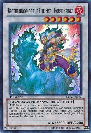 Brotherhood of the Fire Fist - Horse Prince | Cosmo Blazer | CBLZ-EN097 | Super Rare | 1st